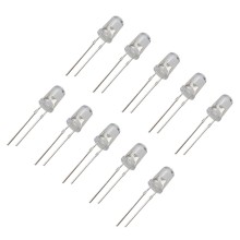 100 PCS 5 mm White LED