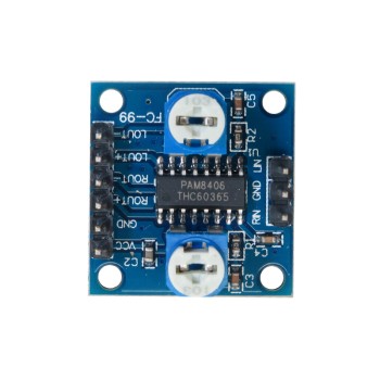 PAM8406 Dual Channel Stereo Digital Audio Amplifier Module [2x5W]