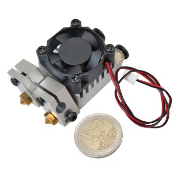 Dual-Nozzle Hotend with Cooling Fan