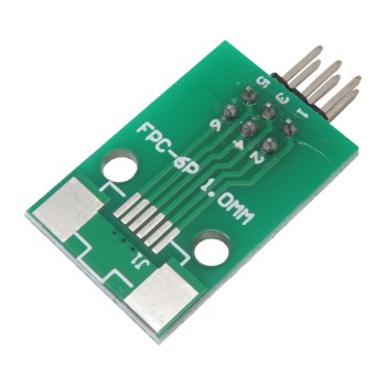 6-pin FPC Adapter Board Standard 0.5mm