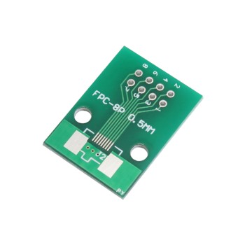 8-pin FPC Adapter Board, Standard 0.5 and 1mm