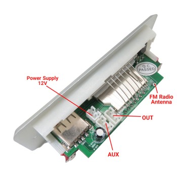 CT02 MP3 Decoder Board USB Player Bluetooth / USB / TF CARD Inputs