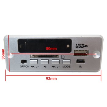 CT02 MP3 Decoder Board USB Player Bluetooth / USB / TF CARD Inputs