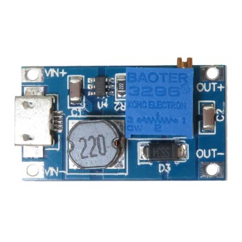 MT3608 Boost Converter Module with Adjustable Voltage Output