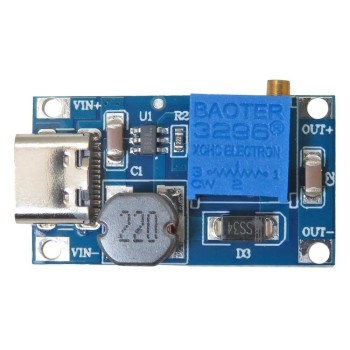 MT3608 Boost Converter Module with Adjustable Voltage Output