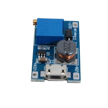 MT3608 Boost Converter Module with Adjustable Voltage Output