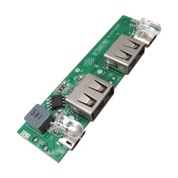 18650 Dual USB Powerbank lithium battery Charger Board