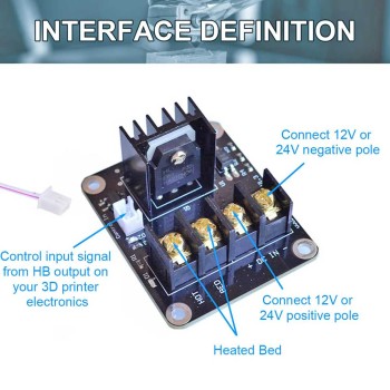 3D Printer Heat Bed Power Module