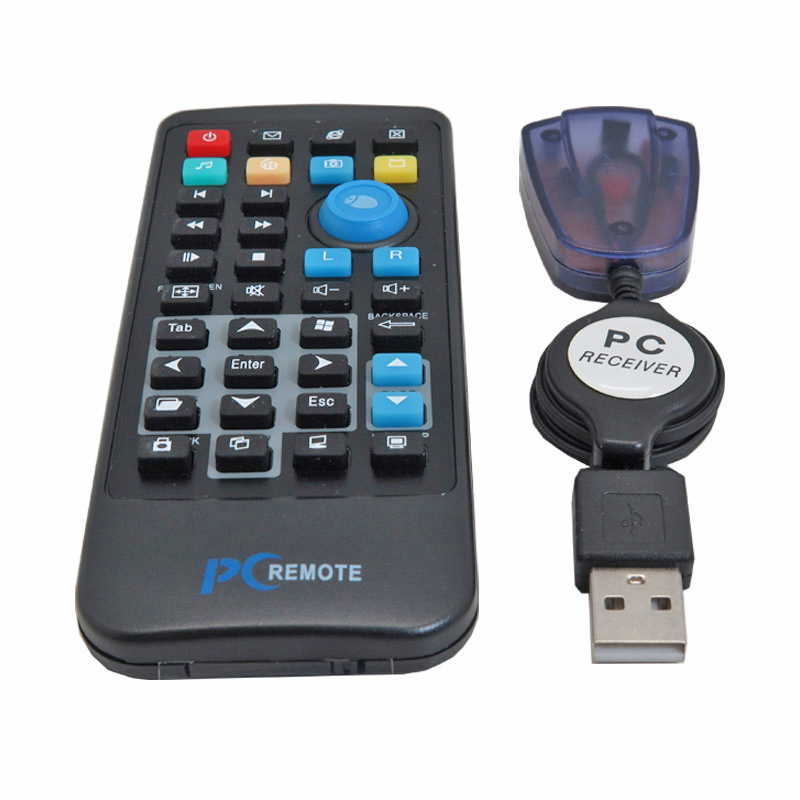 37-Key Computer Remote Control with 4 Shortcut Keys