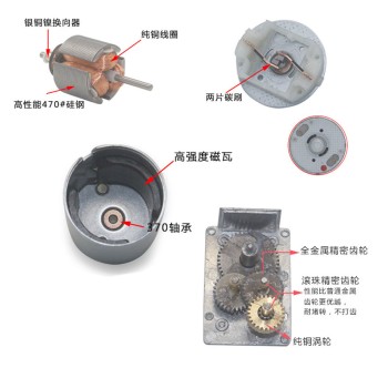 JGY-370 DC Gear Motor [12V] [160rpm]
