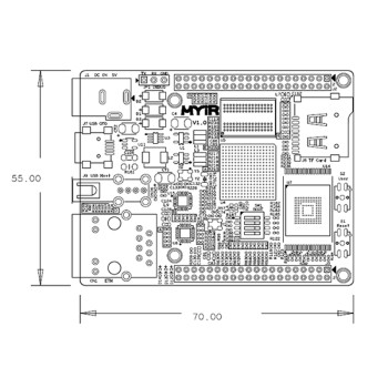 MYS-6ULX Single Board Computer with 256MB RAM