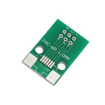 6-pin FPC Adapter Board / 0.5 mm Standard with FPC Connector