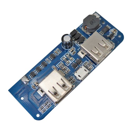 Dual USB Output 5V 2A Mobile Power Bank Charging Module