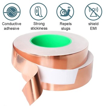 Single-Sided Copper Adhesive Tape [50m Length] 