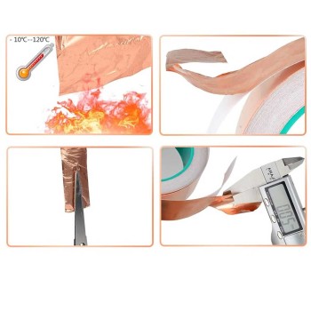 Single-Sided Copper Adhesive Tape [50m Length] 