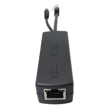 POE splitter with 2A 12V camera connection capability
