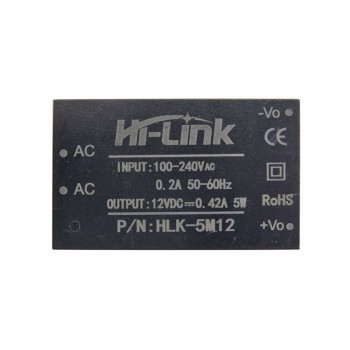 HLK-5M12 Hi-link 12V 5W - AC to DC Power Supply Module