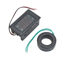 AC 220V/500V 10-500A Three-phase Digital Voltmeter Ammeter LED Display Meter