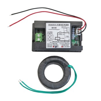 AC 220V/500V 10-500A Three-phase Digital Voltmeter Ammeter LED Display Meter