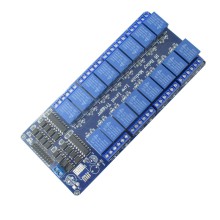 16-Channel 5V Relay Module &ndash; 10A 250VAC/30VDC, Optocoupler Isolation, Active Low
