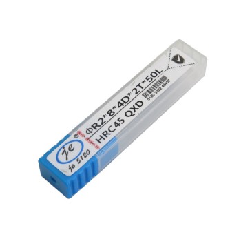 2 mm Double Flute Tungsten Carbide Ball Nose End Mill