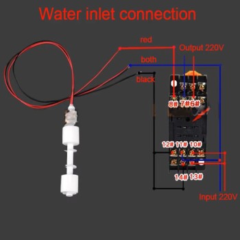 P100 Liquid Level Sensor with Two Floats and Reed Switch