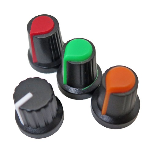 15x17mm Plastic Potentiometer Knob