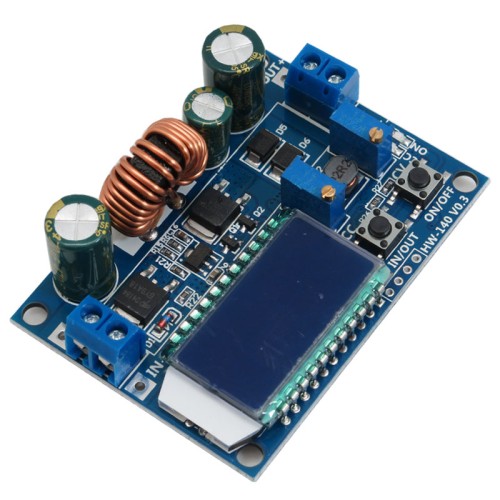 4A DC-DC Buck-Boost Adjustable Regulator Module with Display