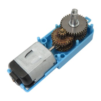 Metal Flat Shaft DC Gear Motor [6V] [15Kg]