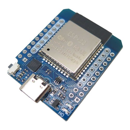 WeMos Mini D1 Development Board with ESP-WROOM-32 Core and Built-in Bluetooth / Wi-Fi