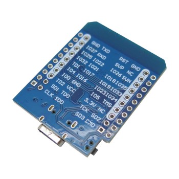 WeMos Mini D1 Development Board with ESP-WROOM-32 Core and Built-in Bluetooth / Wi-Fi