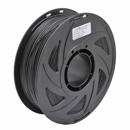 TPU Black Flexible Filament, 1.75mm, 1kg