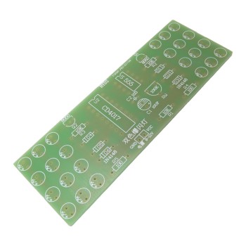 NE555/CD4017 Flasher Kit with Frequency Adjustment
