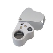Dual Lens Portable Mini Microscope with LED Light [30X , 60X]