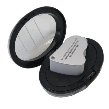 Dual Lens Portable Mini Microscope with LED Light [30X , 60X]