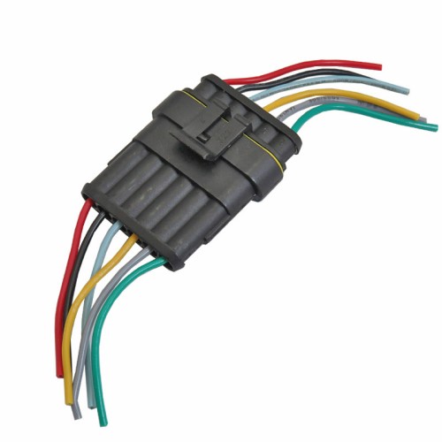 6-Pin Waterproof Automotive Cable Connector Set
