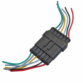6-Pin Waterproof Automotive Cable Connector Set