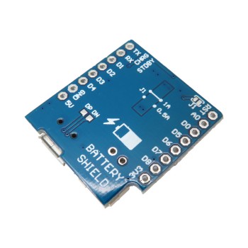 ESP8266 WeMos D1 Mini Lithium Battery Shield