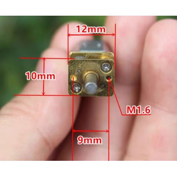N20 Miniature DC Metal Gear Motor