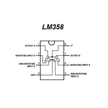 LM358 Op Amp IC SOP8 Package