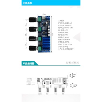 XH-M577 TPA3116D2 Digital Amplifier Module