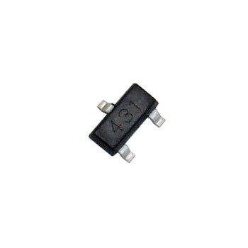TL431 Regulator IC SOT23 Package, pack of 10