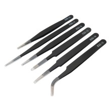 ESD Stainless Steel Tweezer Set