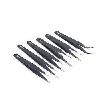 ESD Stainless Steel Tweezer Set