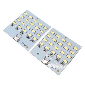 LED Modules 20pcs SMD with Micro USB Power Supply