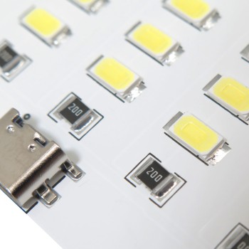 2 Pcs LED Modules SMD with Type-C Power Supply