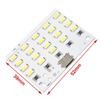 2 Pcs LED Modules SMD with Type-C Power Supply