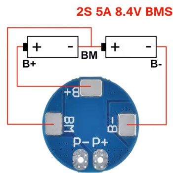 2S 7A Lithium Battery Protection Module