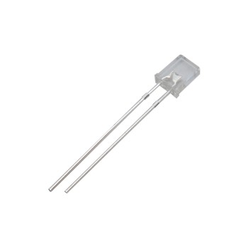 100 PCS 2x5x7 Blue Opaque LED