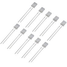 100 PCS 2x5x7mm Green Opaque LED